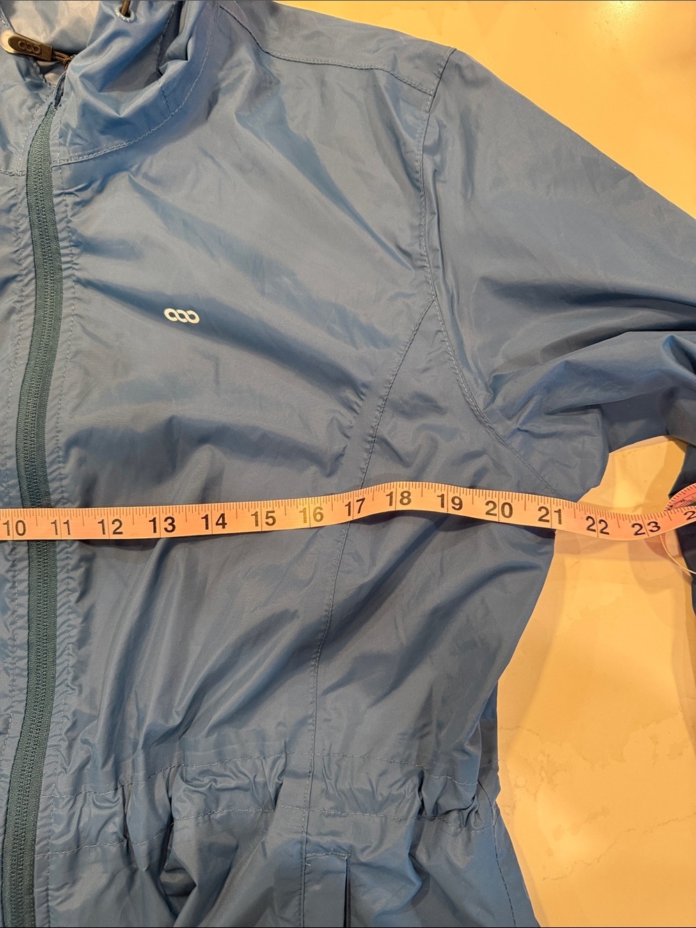 Women's 3000 Packable Long Rain Jacket SZ L - Picture 5 of 15